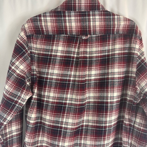 Jachs red black white plaid  jacket shacket sz L mens button down lumberjack - Picture 10 of 12